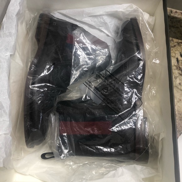 Gucci Leather Boots with Web - Picture 6 of 11